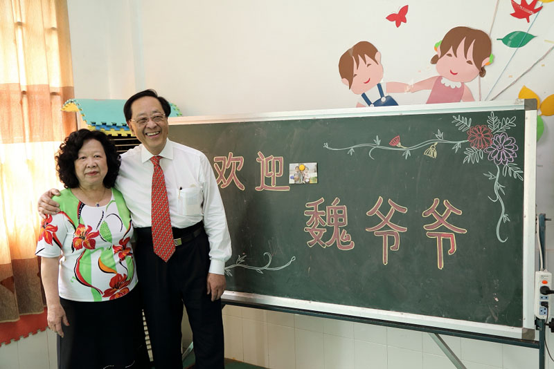 2012年9月，魏基成“天籟列車”駛?cè)牒祥L(zhǎng)沙