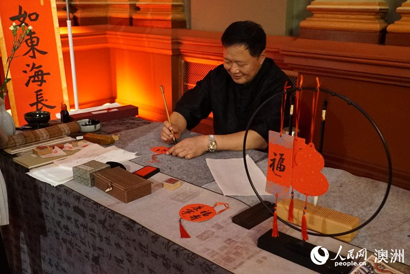 現(xiàn)場非遺文化展示（攝影 石想）